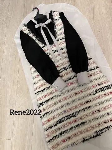르네 rene 2022 AW 트위드 원피스