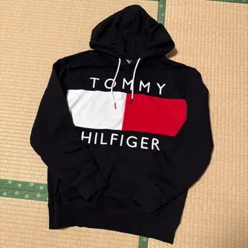 TOMMY HILFIGER 플래그 후드티 L 사이즈