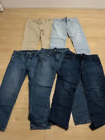 유니클로 레귤러 청바지 묶음 판매