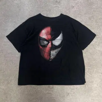 MARVEL 스파이더맨 베놈 반팔 T셔츠 2XL 블랙