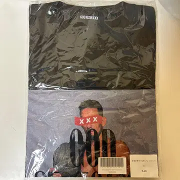 GODRIZIN XXX 티셔츠 S 블랙 쿠레베르 코이케