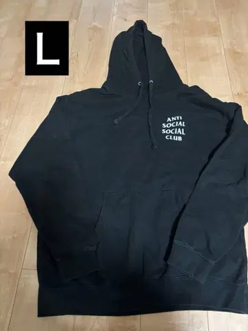 ANTI SOCIAL SOCIAL CLUB 블랙 후드티 남성용 L