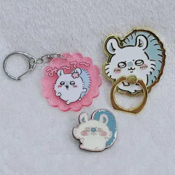 치이카와 모몽가 스마트폰 링 아크릴 키링 핀즈 컬렉션