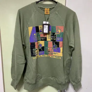 고 슬로우 카라반 컬러풀 트레이닝복 맨투맨