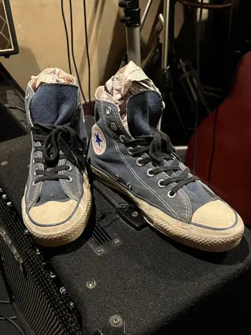 Converse All Star 네이비 하이컷 빈티지 USA