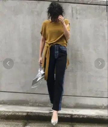 아메리빈티지 맨투맨 팬츠 데님 도킹 S