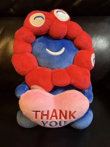 새상품 만박 긴테츠 한정판 미야쿠미야쿠 봉제 인형 촉촉 thank you