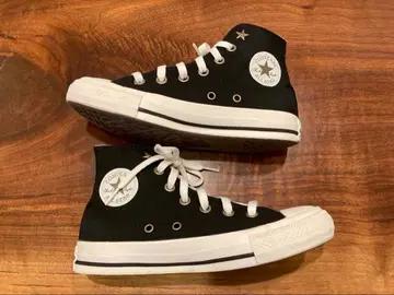 컨버스 블랙 하이컷 스니커즈 지퍼 포함