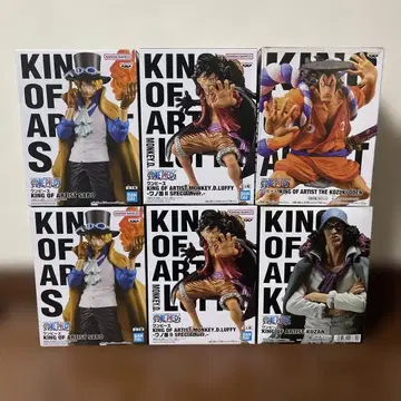 원피스 피규어 6체 세트 KING OF ARTIST