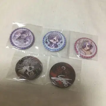 유키무라. 유키Live 사인 포함 캔뱃지 BOOTH 5개 세트