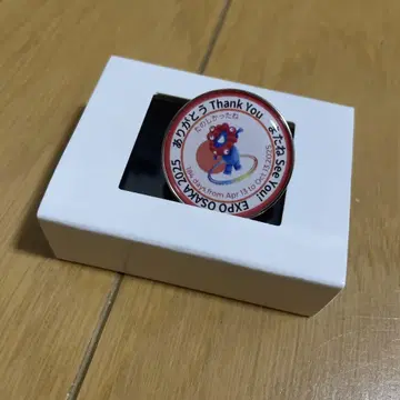 레어 2025년 오사카 만박 미야쿠미야쿠 고마워 핀 배지