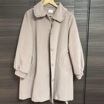 메리제니 프릴 칼라 A라인 코트
