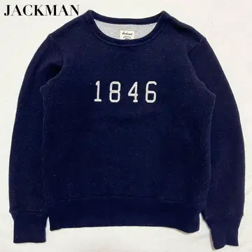 JACKMAN 잭맨 코튼울 니트 맨투맨 자수 XS 일본제