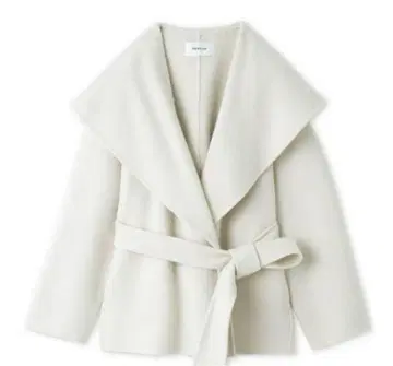 FRAY I.D 숄카라 숏 리버 코트