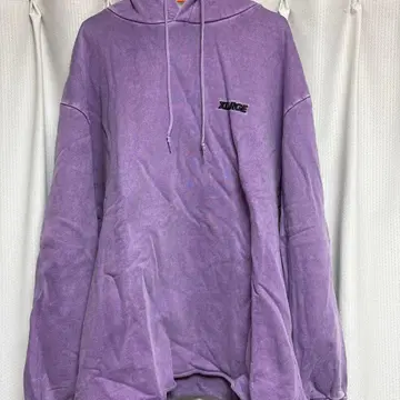 XLARGE 퍼플 후드 부착 후드티 L