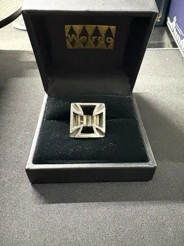 WEIRDO 아이언 크로스 반지