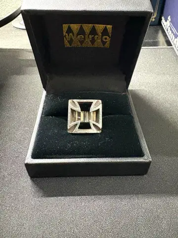 단종 WEIRDO 아이언 크로스 반지