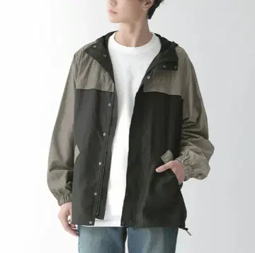 오샤레 워커 n'Or 후드 부착 남성용 마운틴 파카 사이즈 3 블랙
