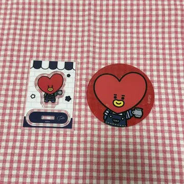 BT21 스위츠 파라다이스 TATA 테테 아크릴 스탠드 아크릴 코스터