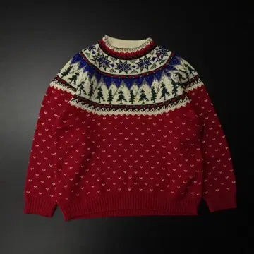 90s 홍콩제 Eddie Bauer 에디 바우어 긴팔 스웨터 블랙 택