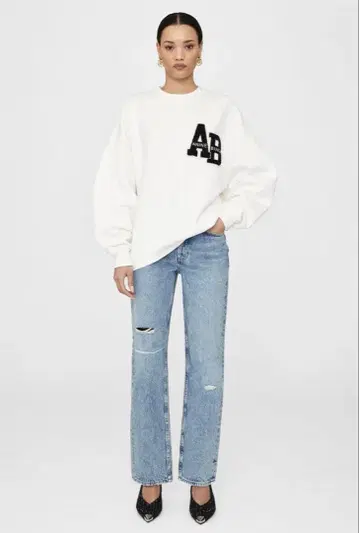 새상품 aninebing 모코모코 맨투맨