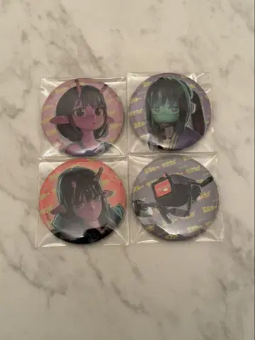 밀키 서브웨이 치하루 마키나 아카네 캔뱃지