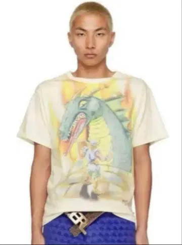 ERL 드래곤 T셔츠 포커즈 츠카사