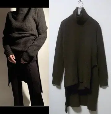 Jonnlynx KNIT TOP 존링크스 변형 터틀 니트탑