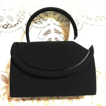 블랙 포멀 핸드백