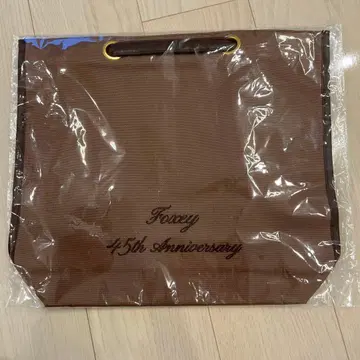 FOXY 45th Anniversary 토트백 브라운