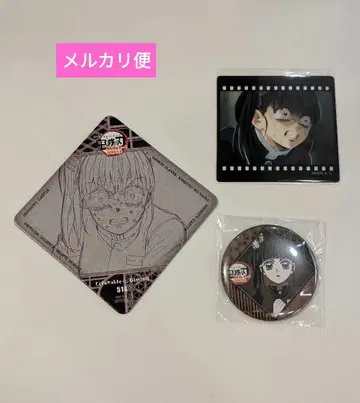 귀멸의 칼날 츠유리 카나오 다이닝 코스터 캔뱃지 클리어 카드