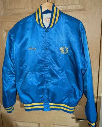 Pro Kmgtwear 나일론 바시티 자켓 팬서 자수 빈티지 L 사이즈