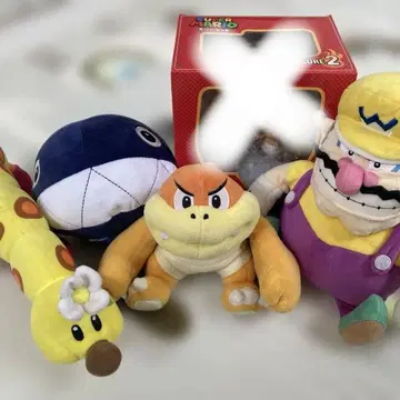 마리오 시리즈 봉제 인형 Wario 분분 완완 하나짱