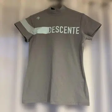 DESCENTE 여성용 골프 셔츠 그레이