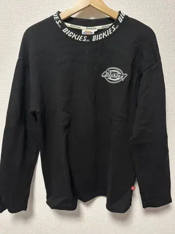 Dickies 블랙 로고 긴팔 트레이닝복