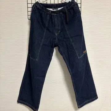 XLARGE 허리밴딩 다크 데님 팬츠
