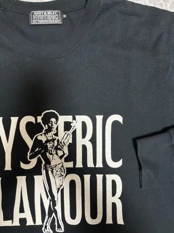 [ 새상품급 가격 인하 ] HYSTERIC GLAMOUR 블랙 트레이닝복