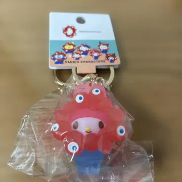 산리오 미야쿠미야쿠 클리어 컬러 키링 마이멜로디