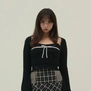 andmary natalie 리본 세트 black