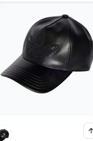 adidas originals 아디다스 인조 가죽 캡 블랙 새상품
