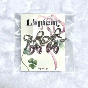 Liquem 리본 블랑코 귀찌