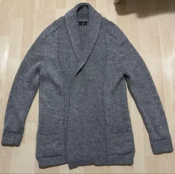 ZARA 그레이 숄카라 가디건