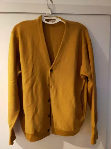 GU 가디건 XL 49 MUSTARD 미사용 새상품