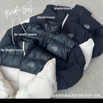 카오요리나카미 다운 자켓 dx black x black L 사이즈