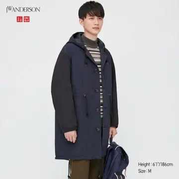 유니클로 JW Anderson 피쉬테일 파카 모즈 코트