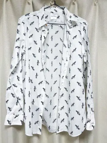 폴 스미스 M 애니메이션 캐릭터 패턴 토끼 긴팔 셔츠