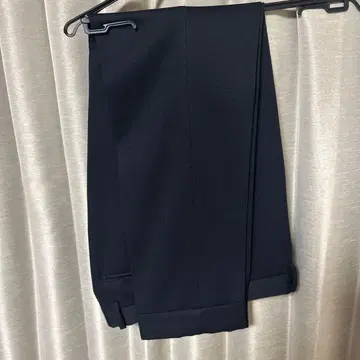 네이비 노턱 슬랙스 슬림 MORLES