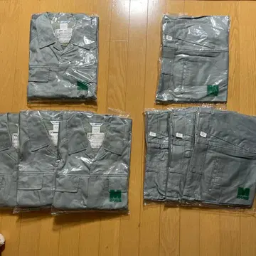 미도리 안전 작업복, 바지 세트 각 4개 미개봉 새상품 낱개 판매 가능