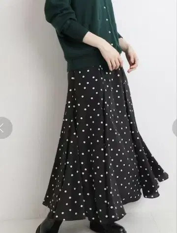 IENA 도트 패널 플레어 스커트 36
