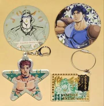 죠죠 월드 시부야 배지 키링 조나단 죠스타